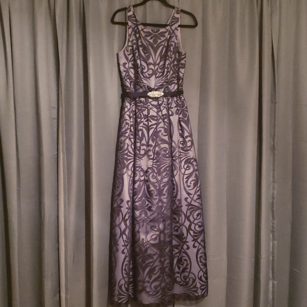 Beautiful full length belted fown